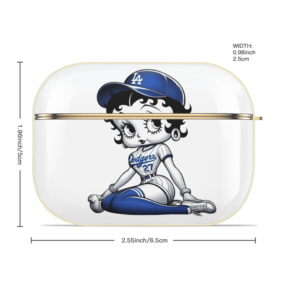  Luxury Gold AirPods Pro Case With Keychain, Flexible PC Material, Full Protection, Precise Cutouts, Anti-Fingerprint, Washable, Durable Design