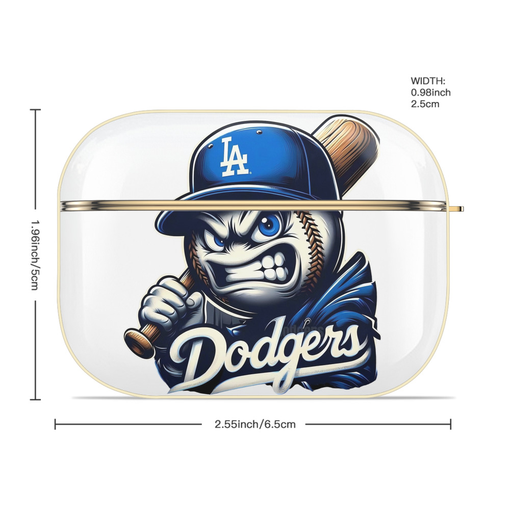  Luxury Gold AirPods Pro Case With Keychain, Flexible PC Material, Full Protection, Precise Cutouts, Anti-Fingerprint, Washable, Durable Design