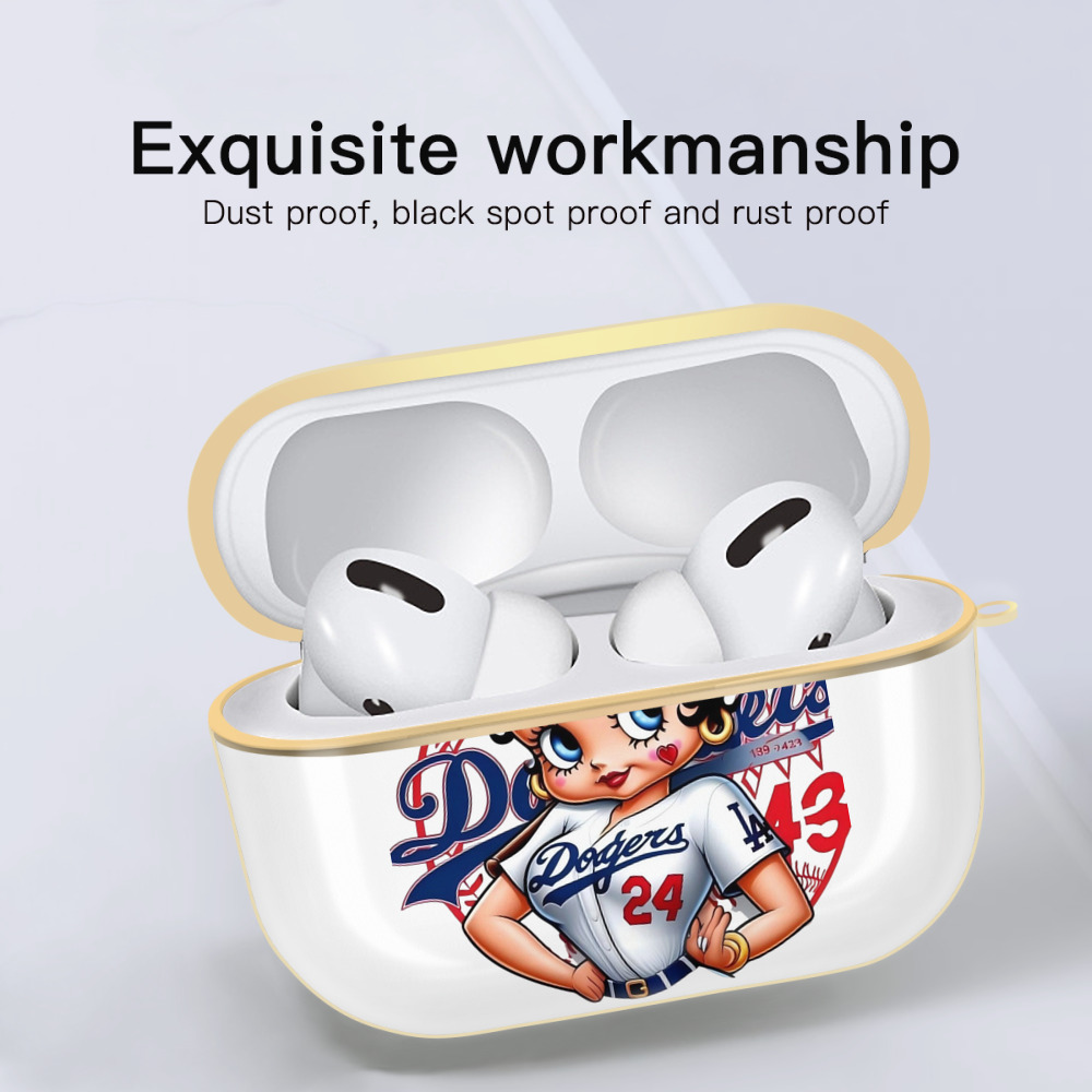  Luxury Gold AirPods Pro Case With Keychain, Flexible PC Material, Full Protection, Precise Cutouts, Anti-Fingerprint, Washable, Durable Design