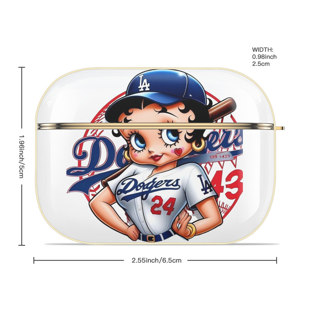  Luxury Gold AirPods Pro Case With Keychain, Flexible PC Material, Full Protection, Precise Cutouts, Anti-Fingerprint, Washable, Durable Design