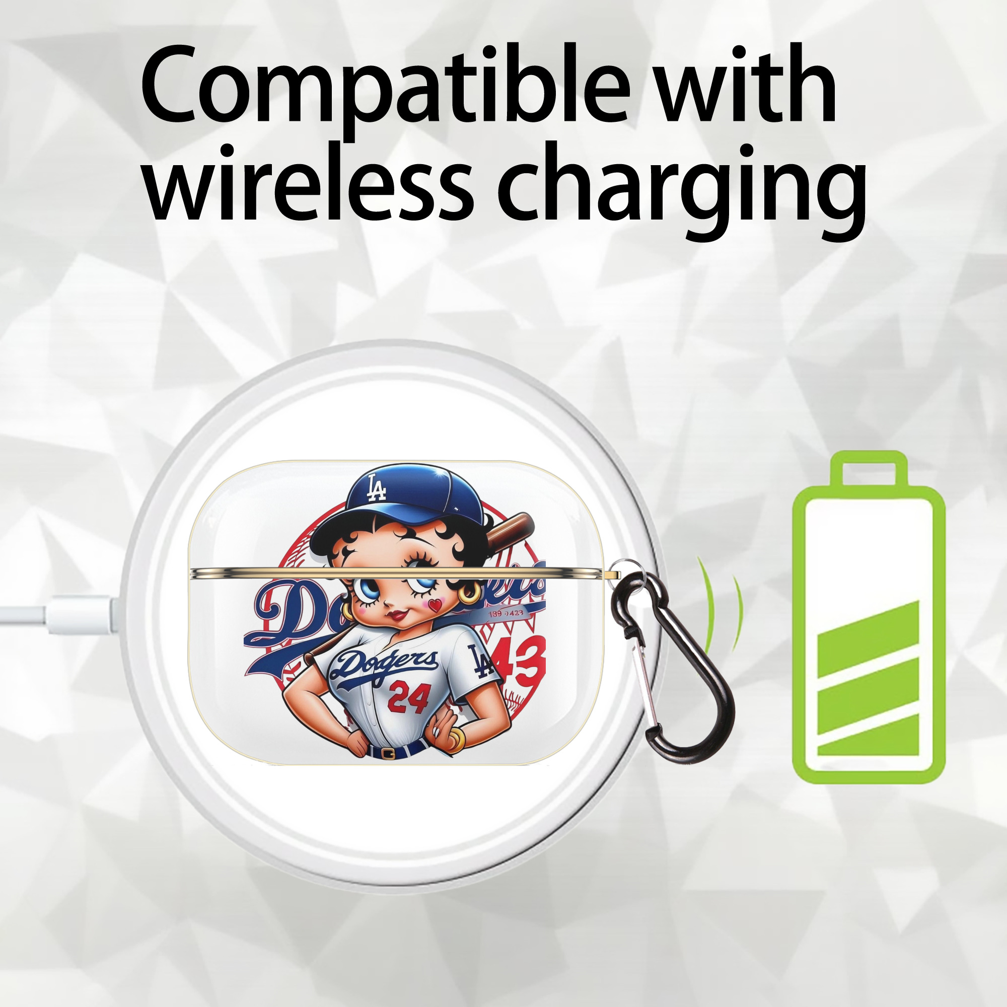  Luxury Gold AirPods Pro Case With Keychain, Flexible PC Material, Full Protection, Precise Cutouts, Anti-Fingerprint, Washable, Durable Design