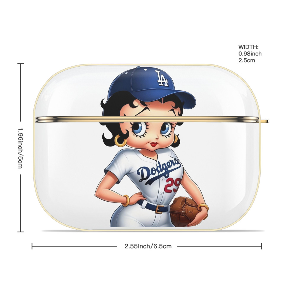  Luxury Gold AirPods Pro Case With Keychain, Flexible PC Material, Full Protection, Precise Cutouts, Anti-Fingerprint, Washable, Durable Design