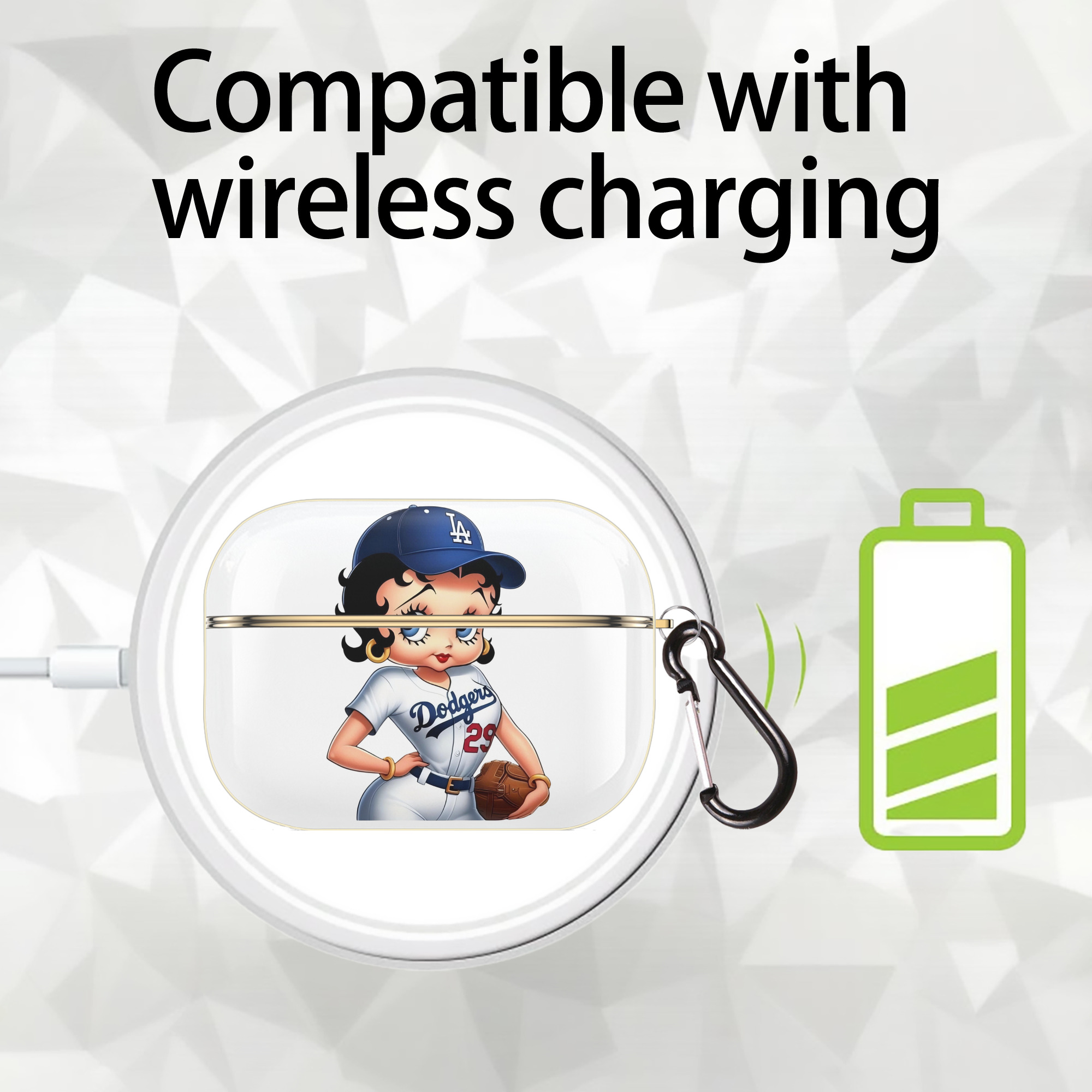  Luxury Gold AirPods Pro Case With Keychain, Flexible PC Material, Full Protection, Precise Cutouts, Anti-Fingerprint, Washable, Durable Design