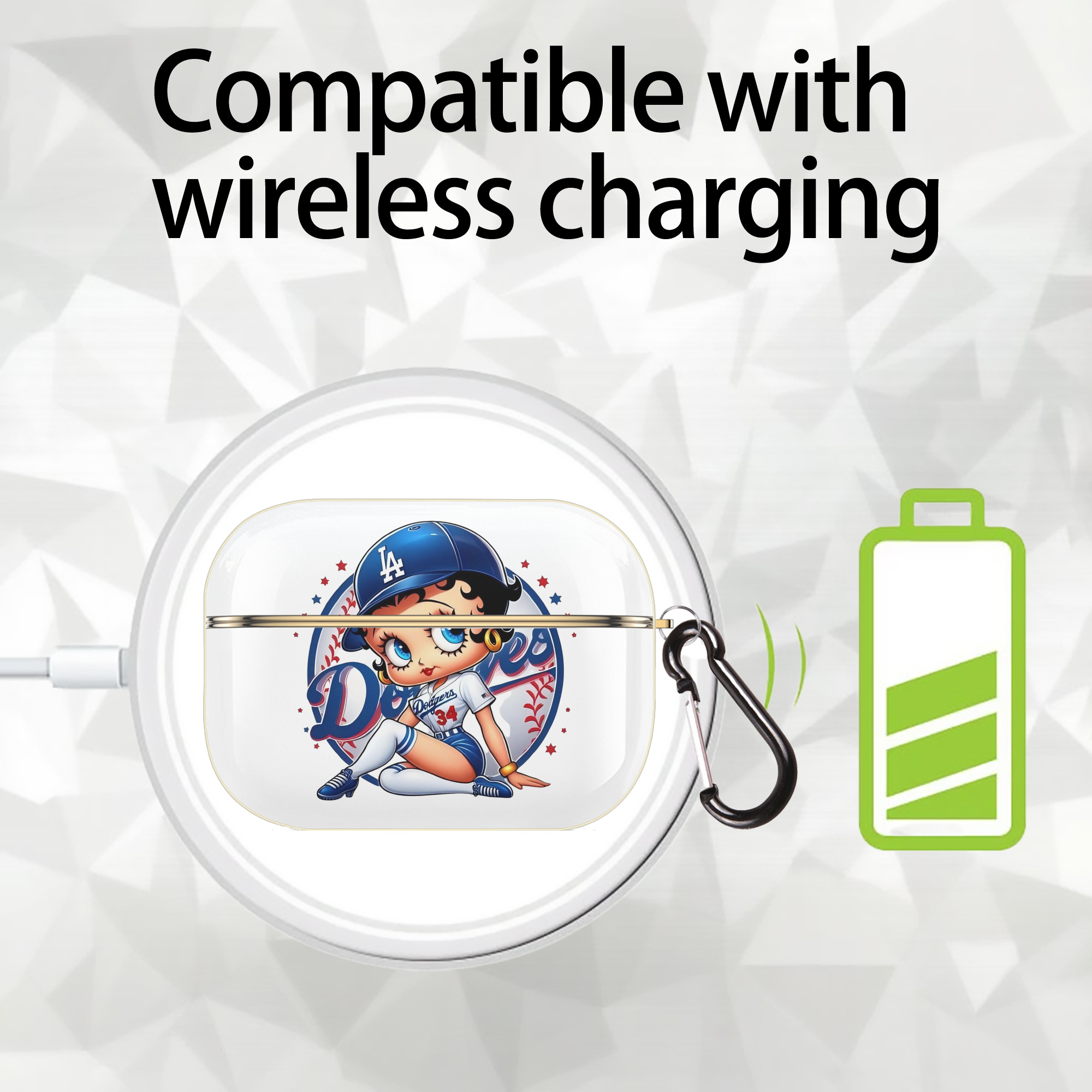  Luxury Gold AirPods Pro Case With Keychain, Flexible PC Material, Full Protection, Precise Cutouts, Anti-Fingerprint, Washable, Durable Design