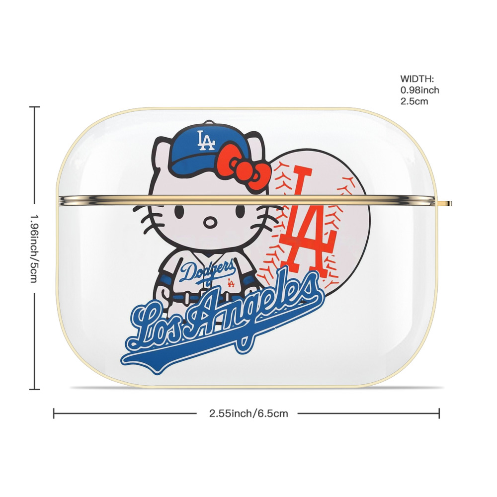  Luxury Gold AirPods Pro Case With Keychain, Flexible PC Material, Full Protection, Precise Cutouts, Anti-Fingerprint, Washable, Durable Design