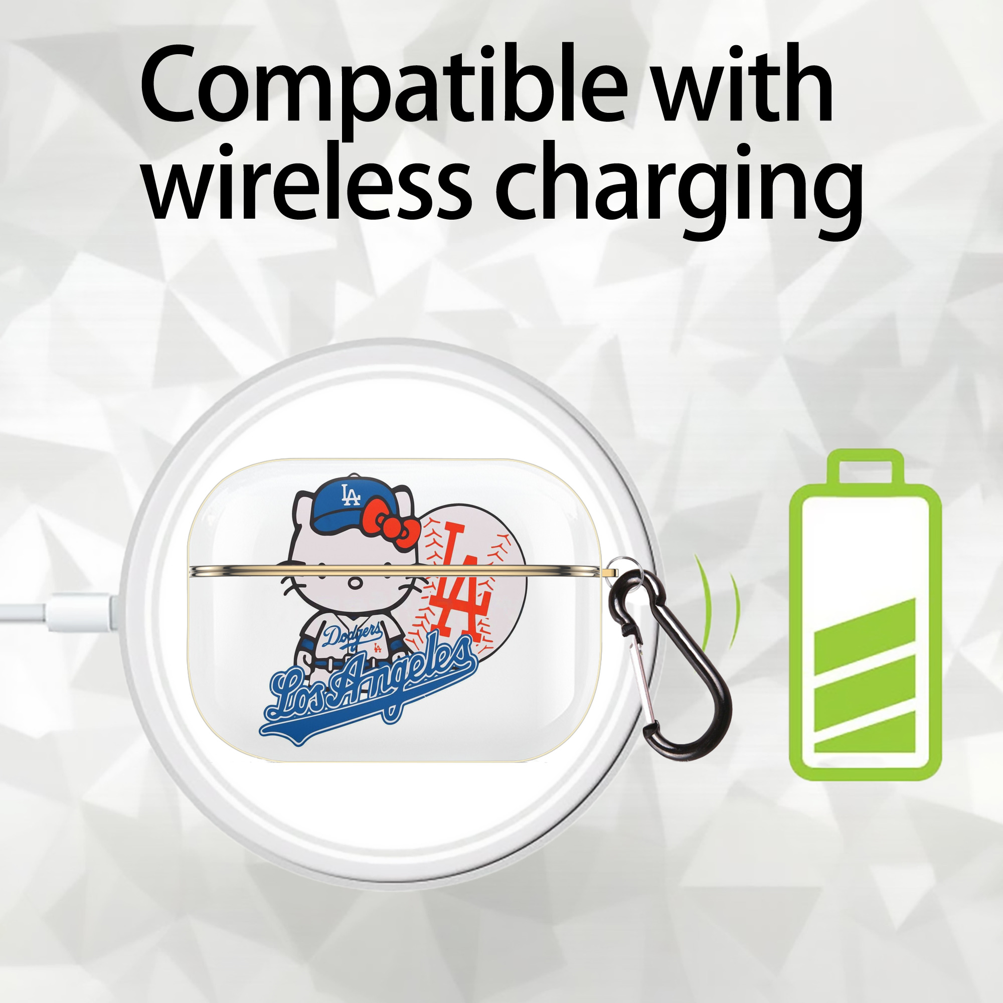  Luxury Gold AirPods Pro Case With Keychain, Flexible PC Material, Full Protection, Precise Cutouts, Anti-Fingerprint, Washable, Durable Design