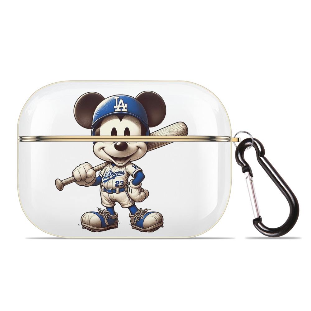  Luxury Gold AirPods Pro Case With Keychain, Flexible PC Material, Full Protection, Precise Cutouts, Anti-Fingerprint, Washable, Durable Design