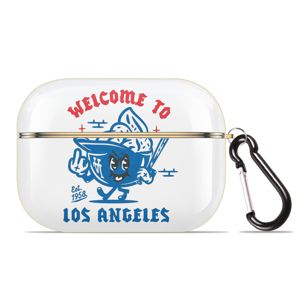  Luxury Gold AirPods Pro Case With Keychain, Flexible PC Material, Full Protection, Precise Cutouts, Anti-Fingerprint, Washable, Durable Design