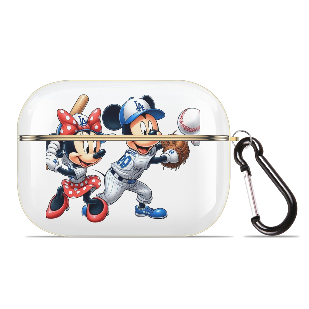  Luxury Gold AirPods Pro Case With Keychain, Flexible PC Material, Full Protection, Precise Cutouts, Anti-Fingerprint, Washable, Durable Design