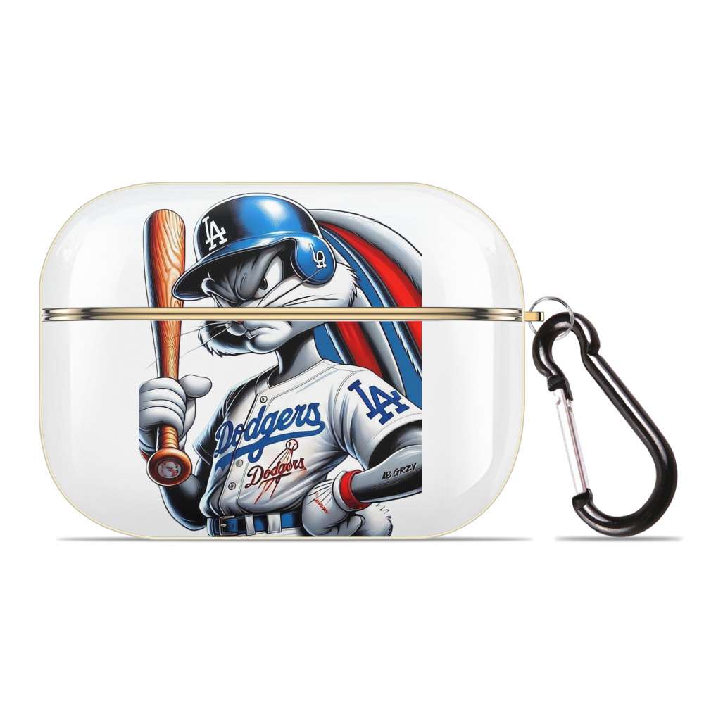  Luxury Gold AirPods Pro Case With Keychain, Flexible PC Material, Full Protection, Precise Cutouts, Anti-Fingerprint, Washable, Durable Design