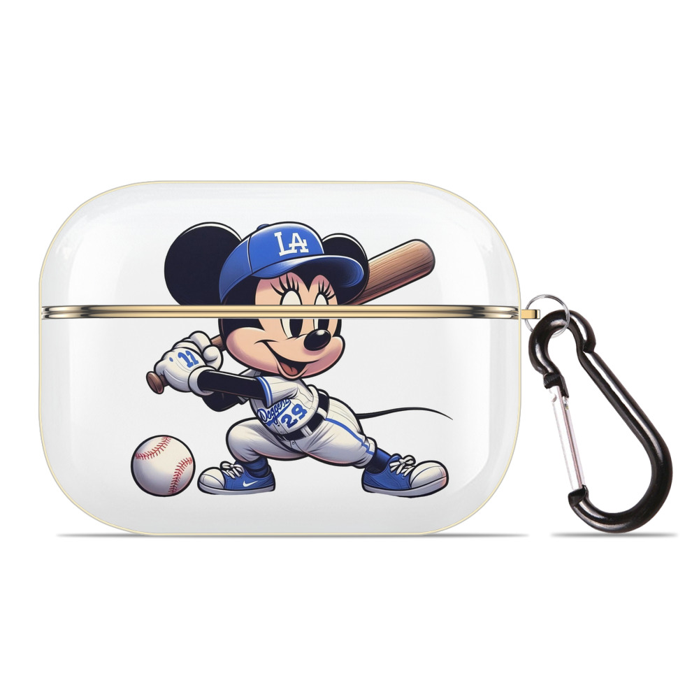  Luxury Gold AirPods Pro Case With Keychain, Flexible PC Material, Full Protection, Precise Cutouts, Anti-Fingerprint, Washable, Durable Design