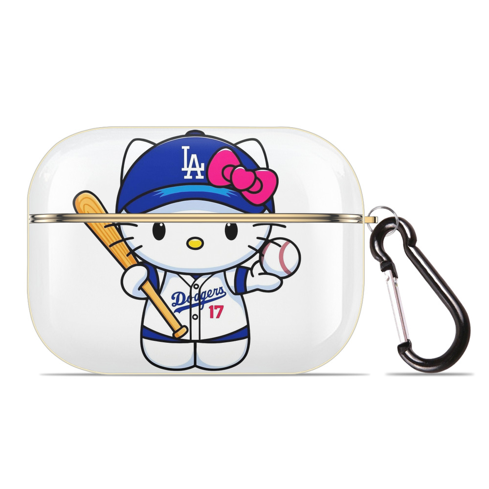  Luxury Gold AirPods Pro Case With Keychain, Flexible PC Material, Full Protection, Precise Cutouts, Anti-Fingerprint, Washable, Durable Design