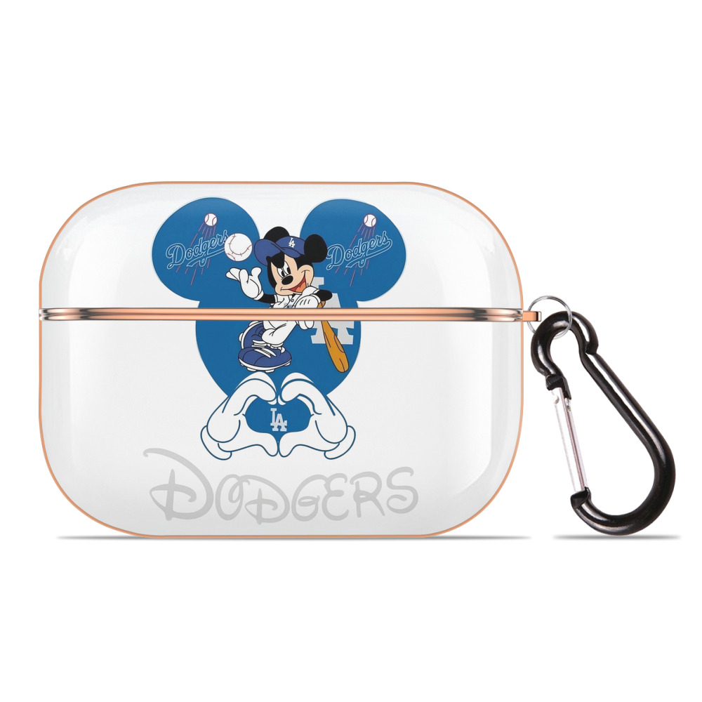  AirPods Pro Protective Case Rose Gold, Flexible PC Material, Precise Fit, Anti-Slip Cover, Full Protection, Fingerprint Resistant, Washable With Keychain