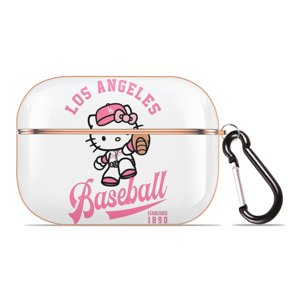  AirPods Pro Protective Case Rose Gold, Flexible PC Material, Precise Fit, Anti-Slip Cover, Full Protection, Fingerprint Resistant, Washable With Keychain