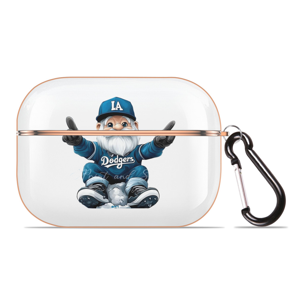  AirPods Pro Protective Case Rose Gold, Flexible PC Material, Precise Fit, Anti-Slip Cover, Full Protection, Fingerprint Resistant, Washable With Keychain