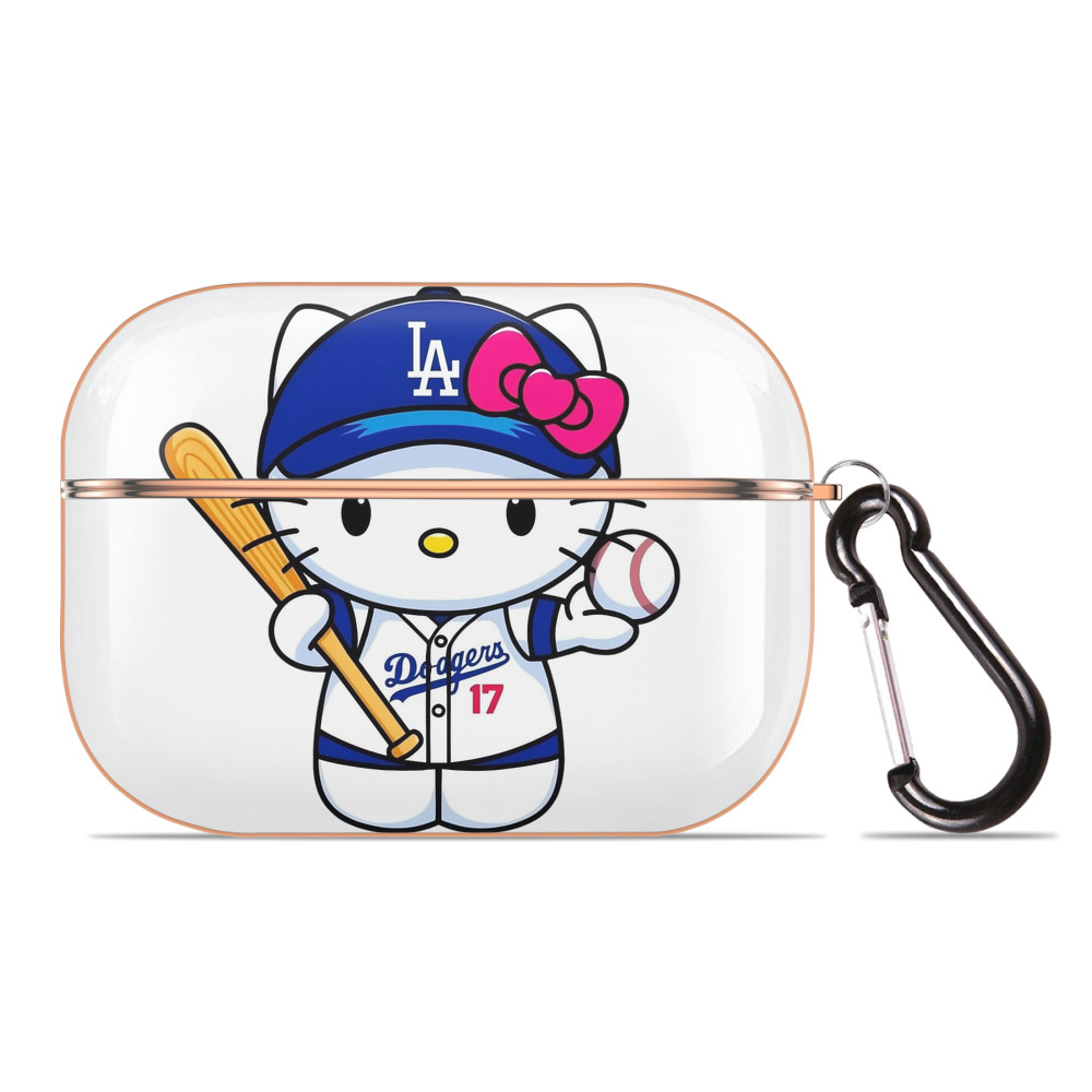  AirPods Pro Protective Case Rose Gold, Flexible PC Material, Precise Fit, Anti-Slip Cover, Full Protection, Fingerprint Resistant, Washable With Keychain