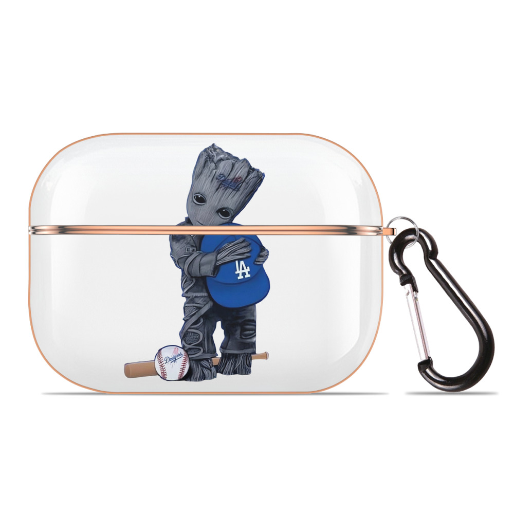  AirPods Pro Protective Case Rose Gold, Flexible PC Material, Precise Fit, Anti-Slip Cover, Full Protection, Fingerprint Resistant, Washable With Keychain