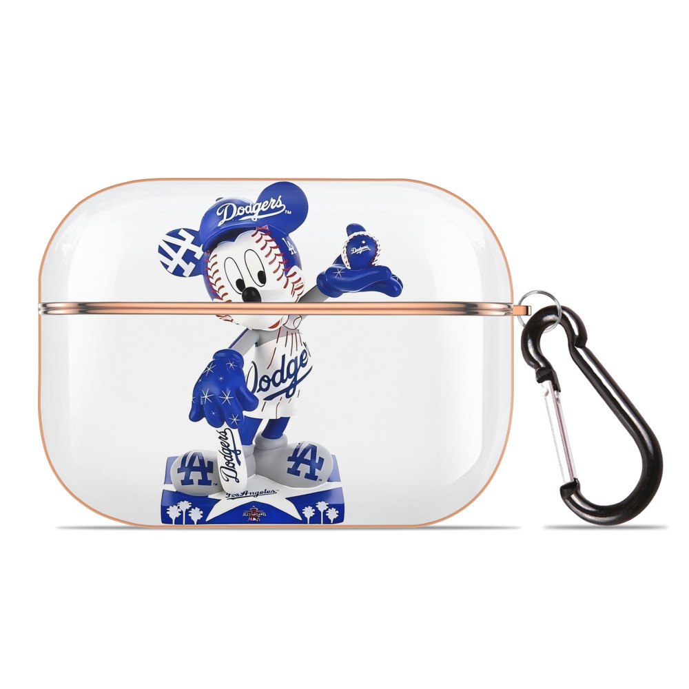  AirPods Pro Protective Case Rose Gold, Flexible PC Material, Precise Fit, Anti-Slip Cover, Full Protection, Fingerprint Resistant, Washable With Keychain