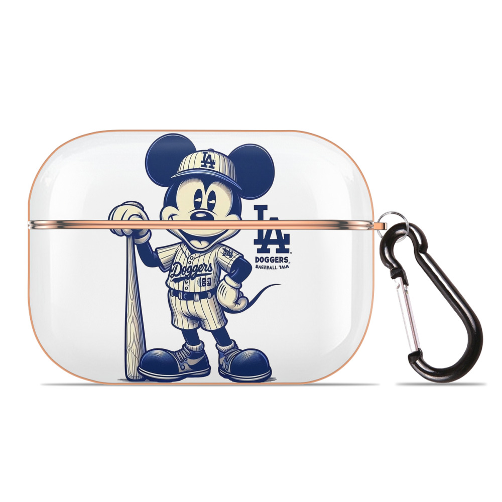  AirPods Pro Protective Case Rose Gold, Flexible PC Material, Precise Fit, Anti-Slip Cover, Full Protection, Fingerprint Resistant, Washable With Keychain