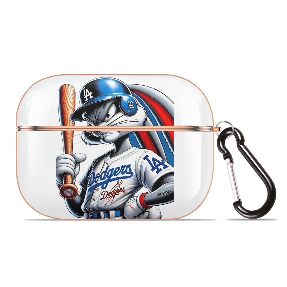  AirPods Pro Protective Case Rose Gold, Flexible PC Material, Precise Fit, Anti-Slip Cover, Full Protection, Fingerprint Resistant, Washable With Keychain