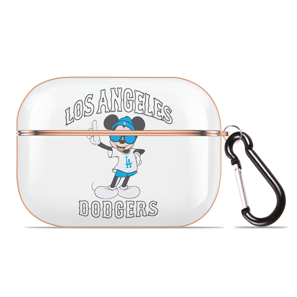  AirPods Pro Protective Case Rose Gold, Flexible PC Material, Precise Fit, Anti-Slip Cover, Full Protection, Fingerprint Resistant, Washable With Keychain