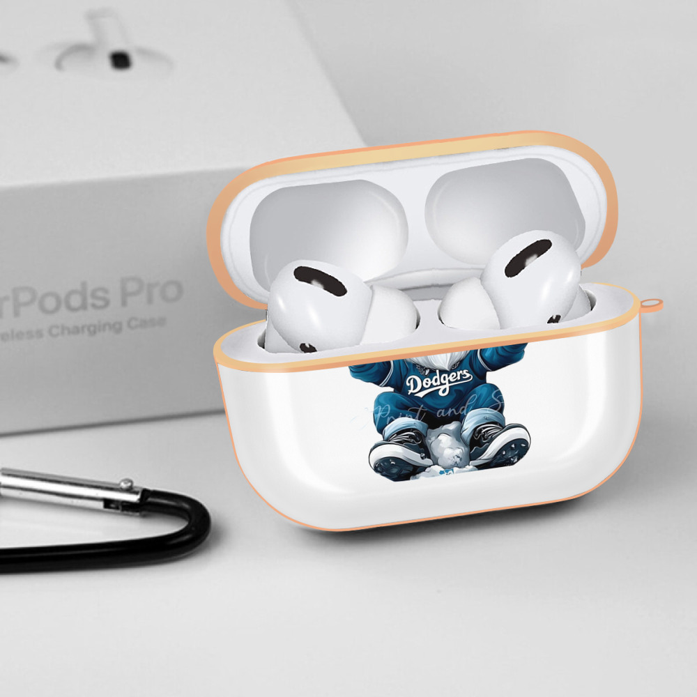  AirPods Pro Protective Case Rose Gold, Flexible PC Material, Precise Fit, Anti-Slip Cover, Full Protection, Fingerprint Resistant, Washable With Keychain