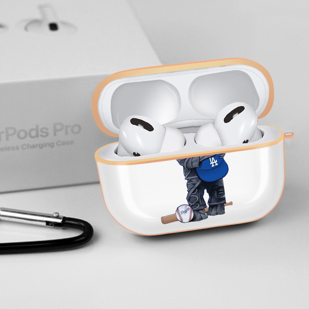  AirPods Pro Protective Case Rose Gold, Flexible PC Material, Precise Fit, Anti-Slip Cover, Full Protection, Fingerprint Resistant, Washable With Keychain