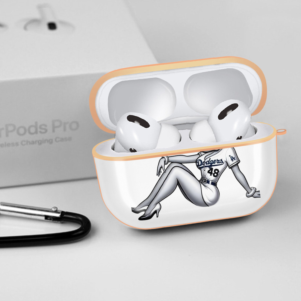  AirPods Pro Protective Case Rose Gold, Flexible PC Material, Precise Fit, Anti-Slip Cover, Full Protection, Fingerprint Resistant, Washable With Keychain