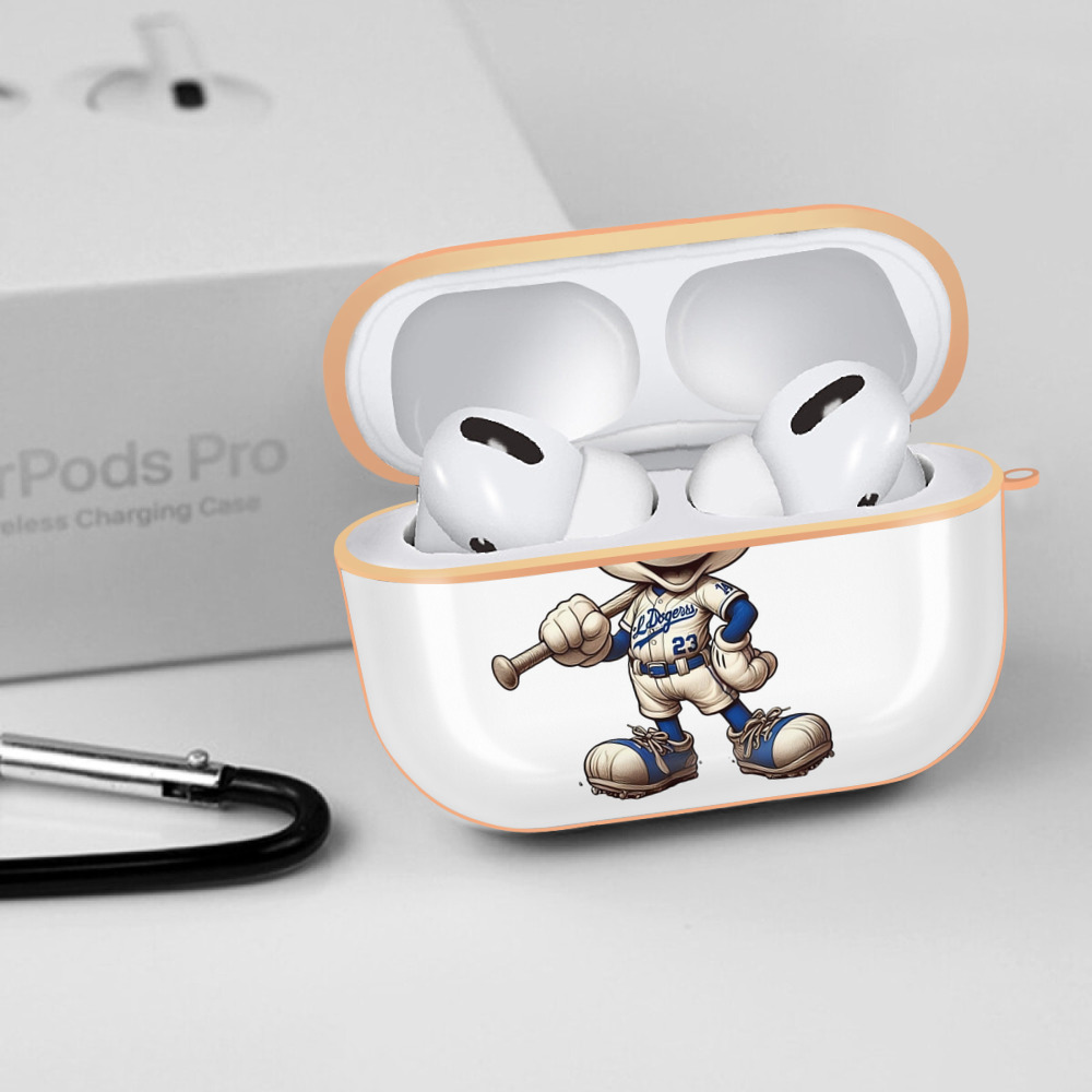  AirPods Pro Protective Case Rose Gold, Flexible PC Material, Precise Fit, Anti-Slip Cover, Full Protection, Fingerprint Resistant, Washable With Keychain