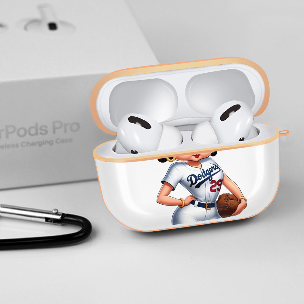  AirPods Pro Protective Case Rose Gold, Flexible PC Material, Precise Fit, Anti-Slip Cover, Full Protection, Fingerprint Resistant, Washable With Keychain