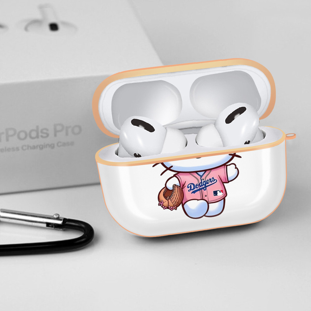  AirPods Pro Protective Case Rose Gold, Flexible PC Material, Precise Fit, Anti-Slip Cover, Full Protection, Fingerprint Resistant, Washable With Keychain