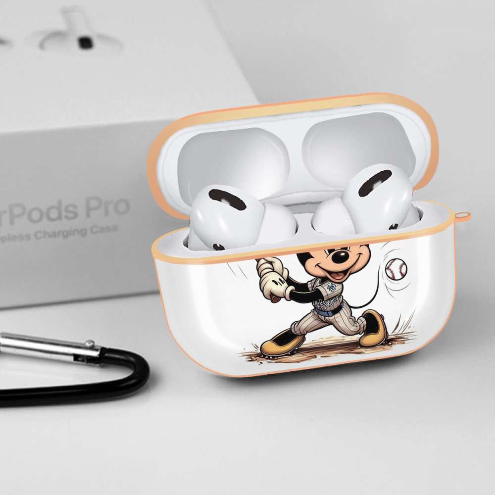  AirPods Pro Protective Case Rose Gold, Flexible PC Material, Precise Fit, Anti-Slip Cover, Full Protection, Fingerprint Resistant, Washable With Keychain