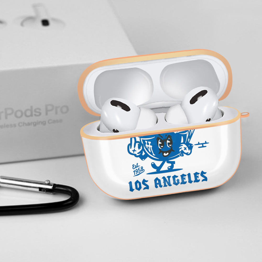  AirPods Pro Protective Case Rose Gold, Flexible PC Material, Precise Fit, Anti-Slip Cover, Full Protection, Fingerprint Resistant, Washable With Keychain