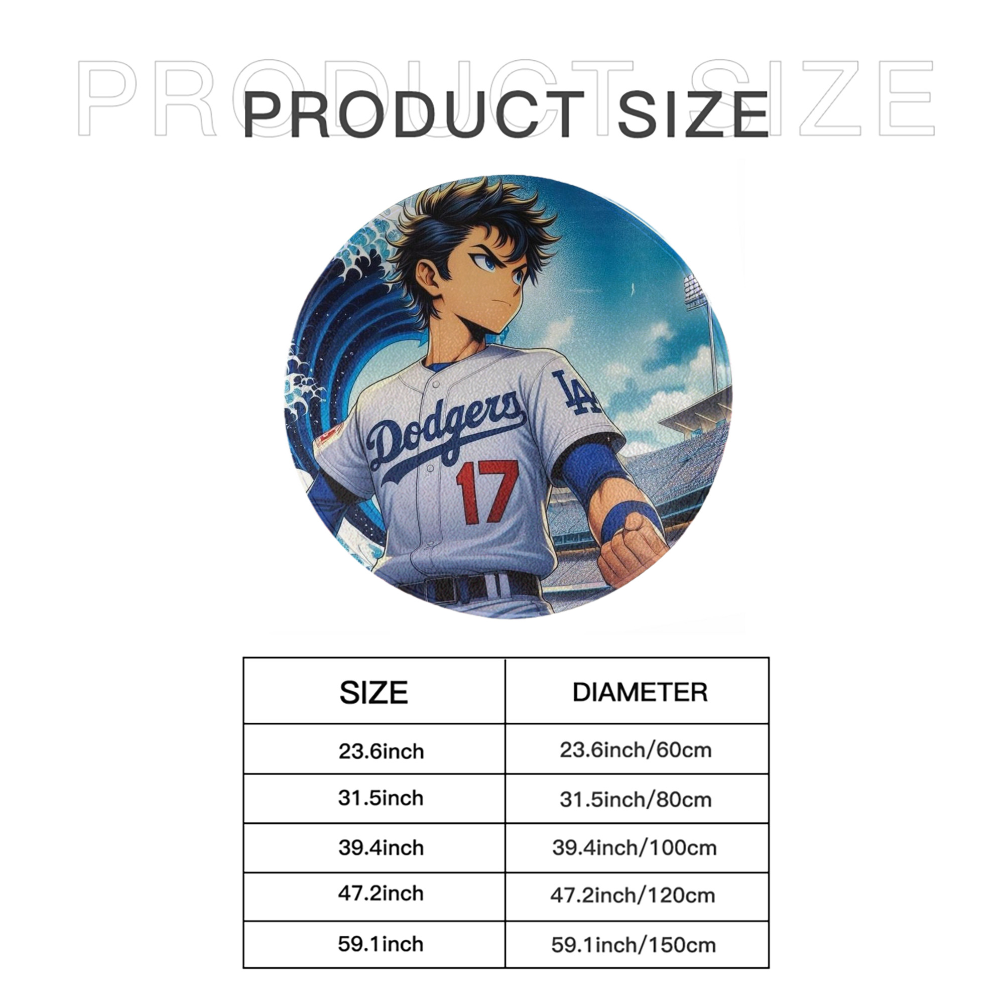  Round Floor Mat – Soft Flannel & High-Density Sponge Core – Non-Slip Dot Backing – Durable Stitched Edges – Quick-Dry & Breathable – Perfect For Home, Bathroom & Living Room