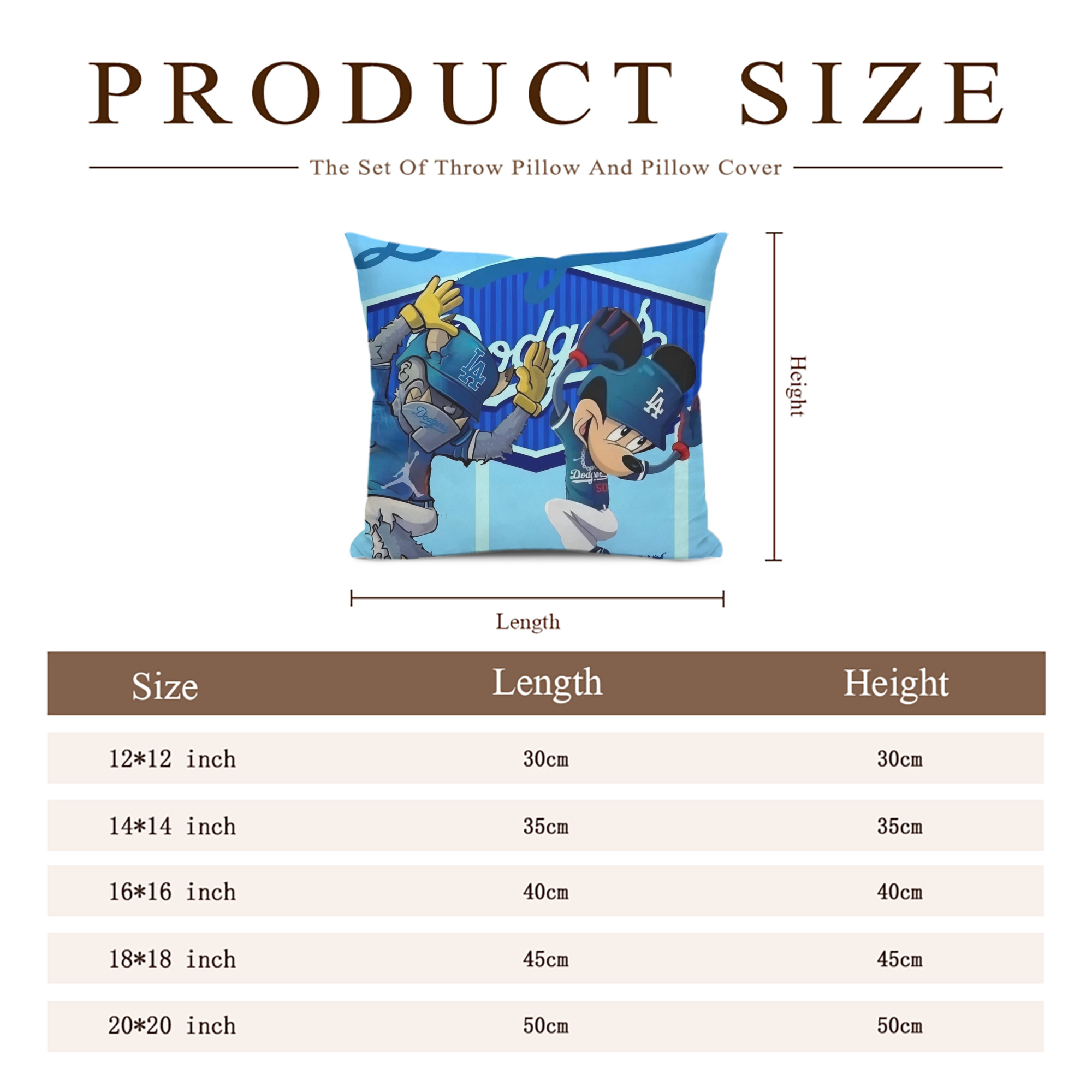  Soft Polyester Pillow Cover With Insert – Double-Sided Design, Invisible Zipper, Durable & Breathable – Easy Care Cushion Set