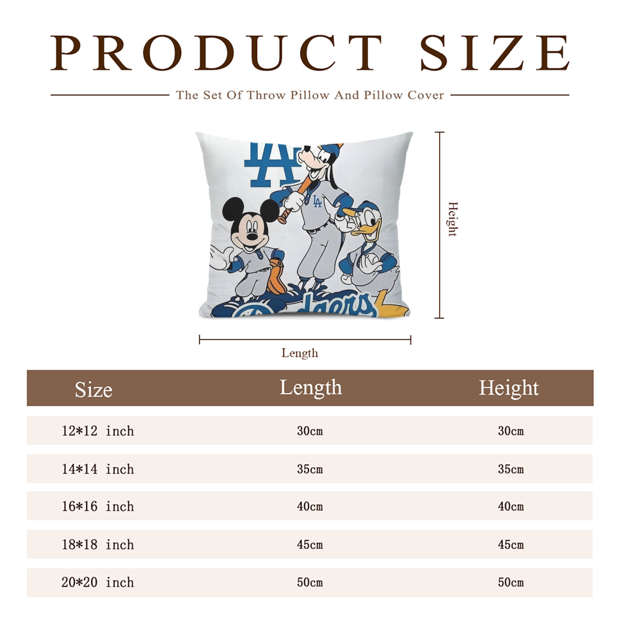  Soft Polyester Pillow Cover With Insert – Double-Sided Design, Invisible Zipper, Durable & Breathable – Easy Care Cushion Set