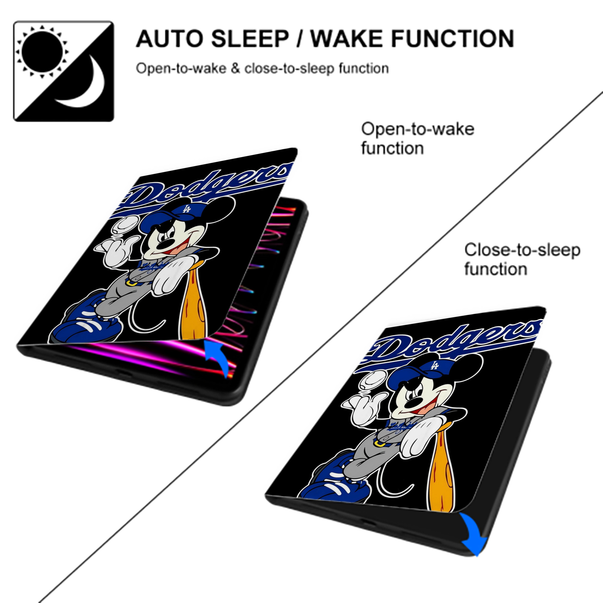  Premium Tri-Fold PU Leather & Silicone IPad Case With Pencil Slot – Fits 9.5,10.5,10.9 – Adjustable Stand, Slim, Protective