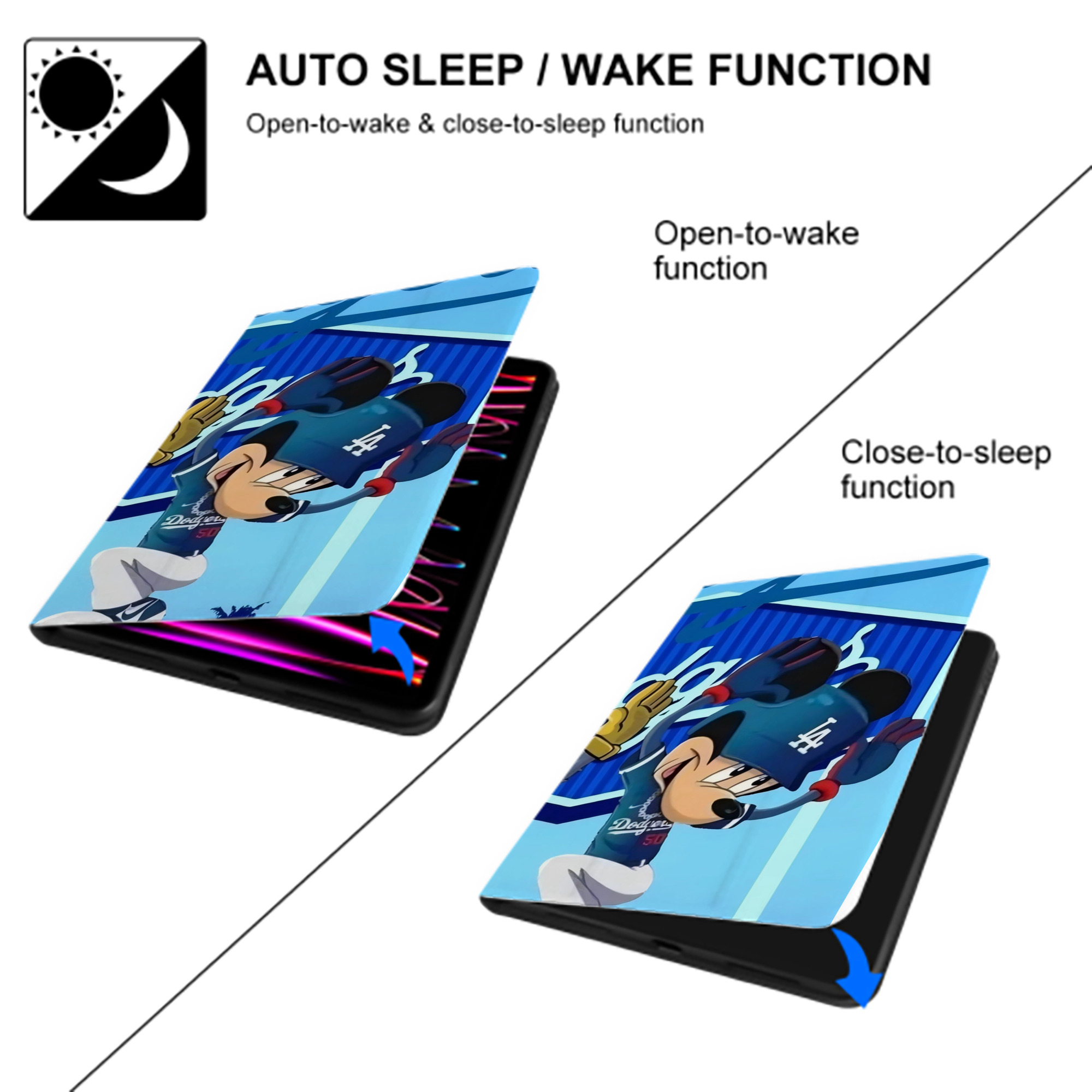  IPad Case Without Pencil Slot – Book-Style Cover With PU Leather & TPU – Slim, Durable, Scratch-Resistant, Full Protection & Easy Access