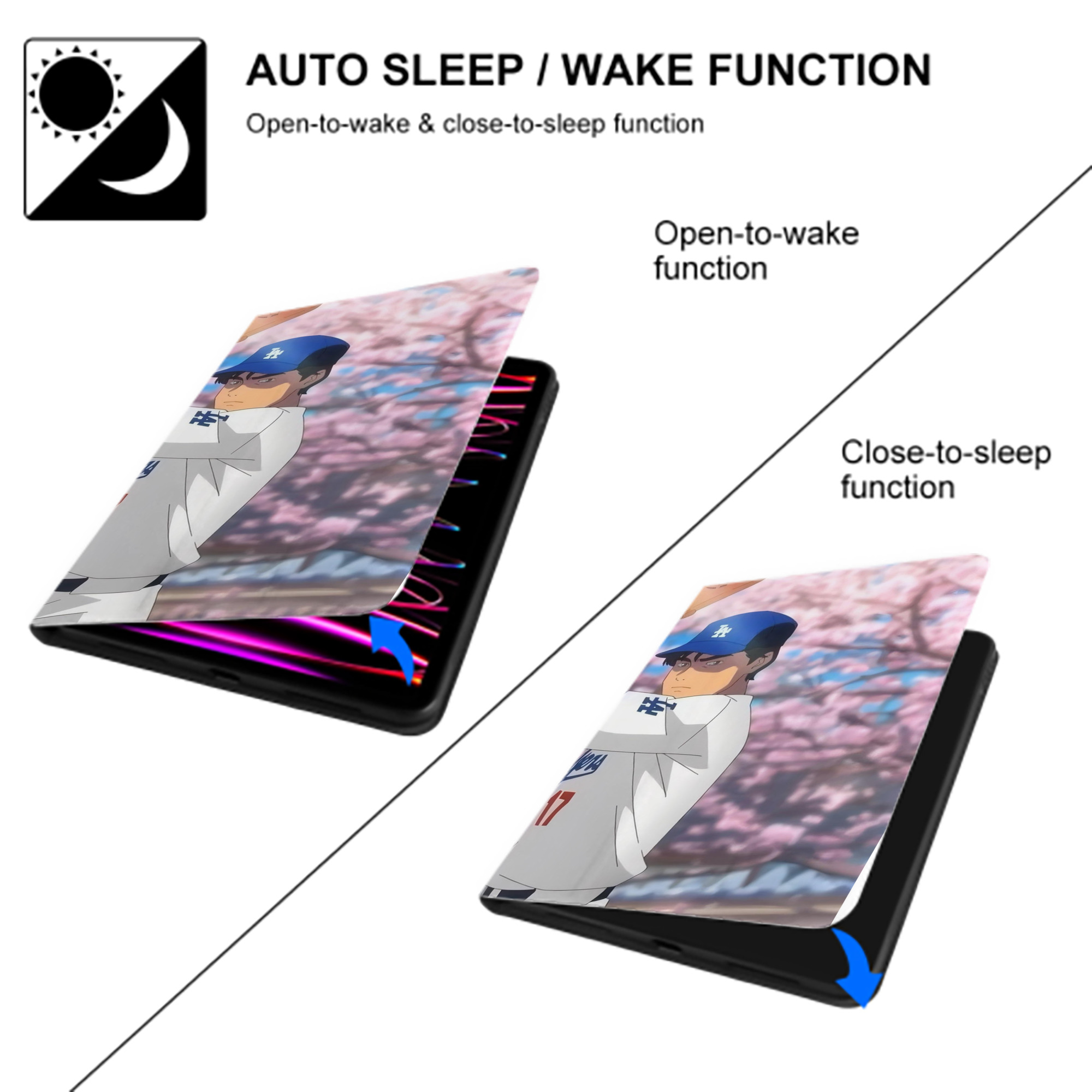  IPad Case Without Pencil Slot – Book-Style Cover With PU Leather & TPU – Slim, Durable, Scratch-Resistant, Full Protection & Easy Access