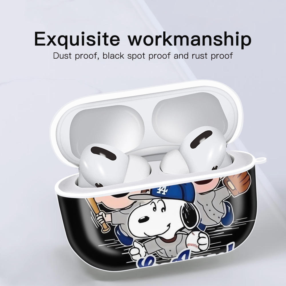  AirPods Pro Hard Case White With Keychain, Durable Flexible PC, Precise Cutouts, Anti-Fingerprint, Yellowing & Scratch Resistant, Full Protection, Washable