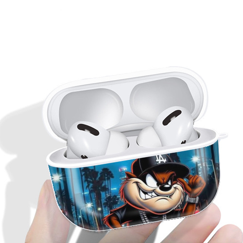  AirPods Pro Hard Case White With Keychain, Durable Flexible PC, Precise Cutouts, Anti-Fingerprint, Yellowing & Scratch Resistant, Full Protection, Washable