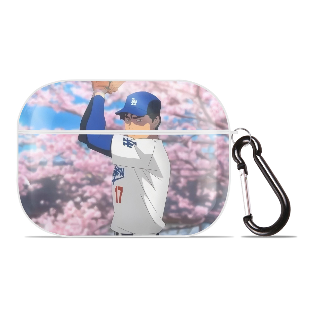  AirPods Pro Hard Case White With Keychain, Durable Flexible PC, Precise Cutouts, Anti-Fingerprint, Yellowing & Scratch Resistant, Full Protection, Washable