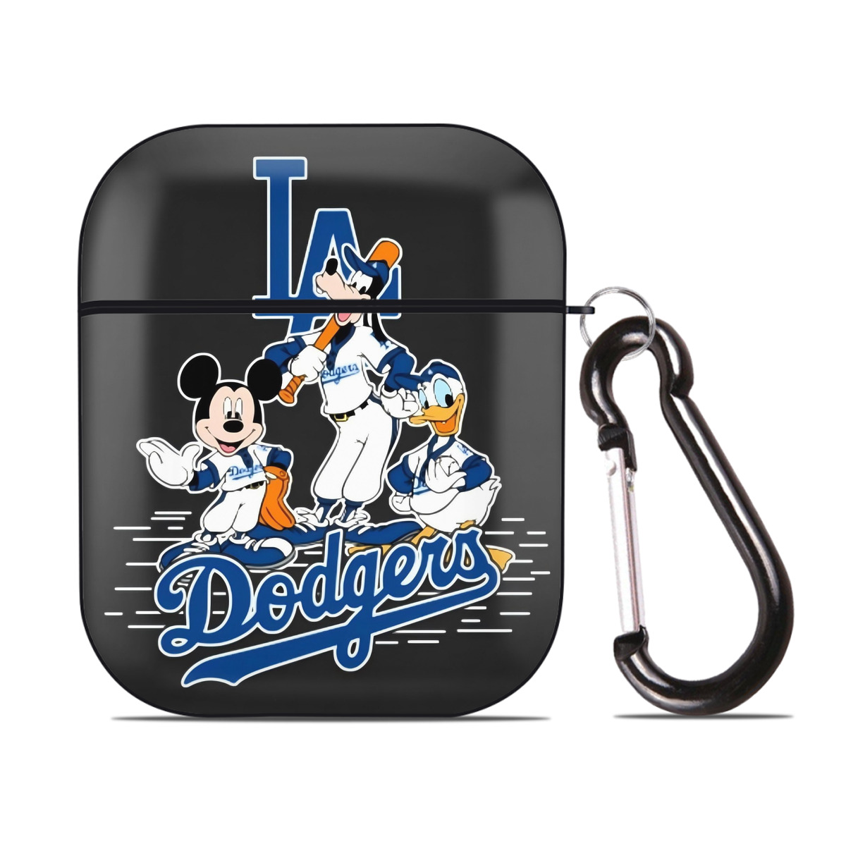  AirPods 2 Case Hard Shell Black, Flexible PC Material, Precise Cutouts, Full Protection, Anti-Fingerprint, Washable, Includes Keychain – Durable & Slim Design