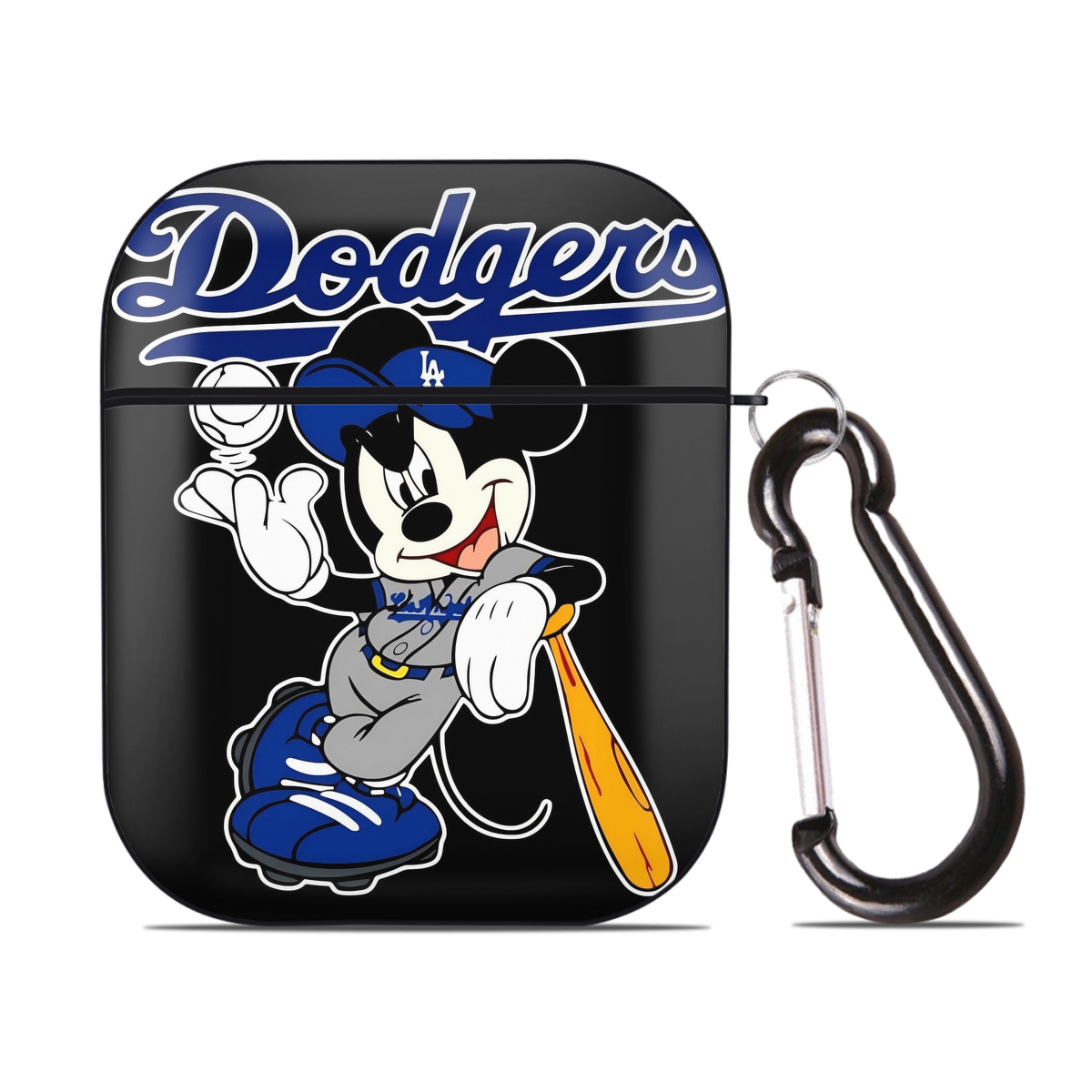  AirPods 2 Case Hard Shell Black, Flexible PC Material, Precise Cutouts, Full Protection, Anti-Fingerprint, Washable, Includes Keychain – Durable & Slim Design