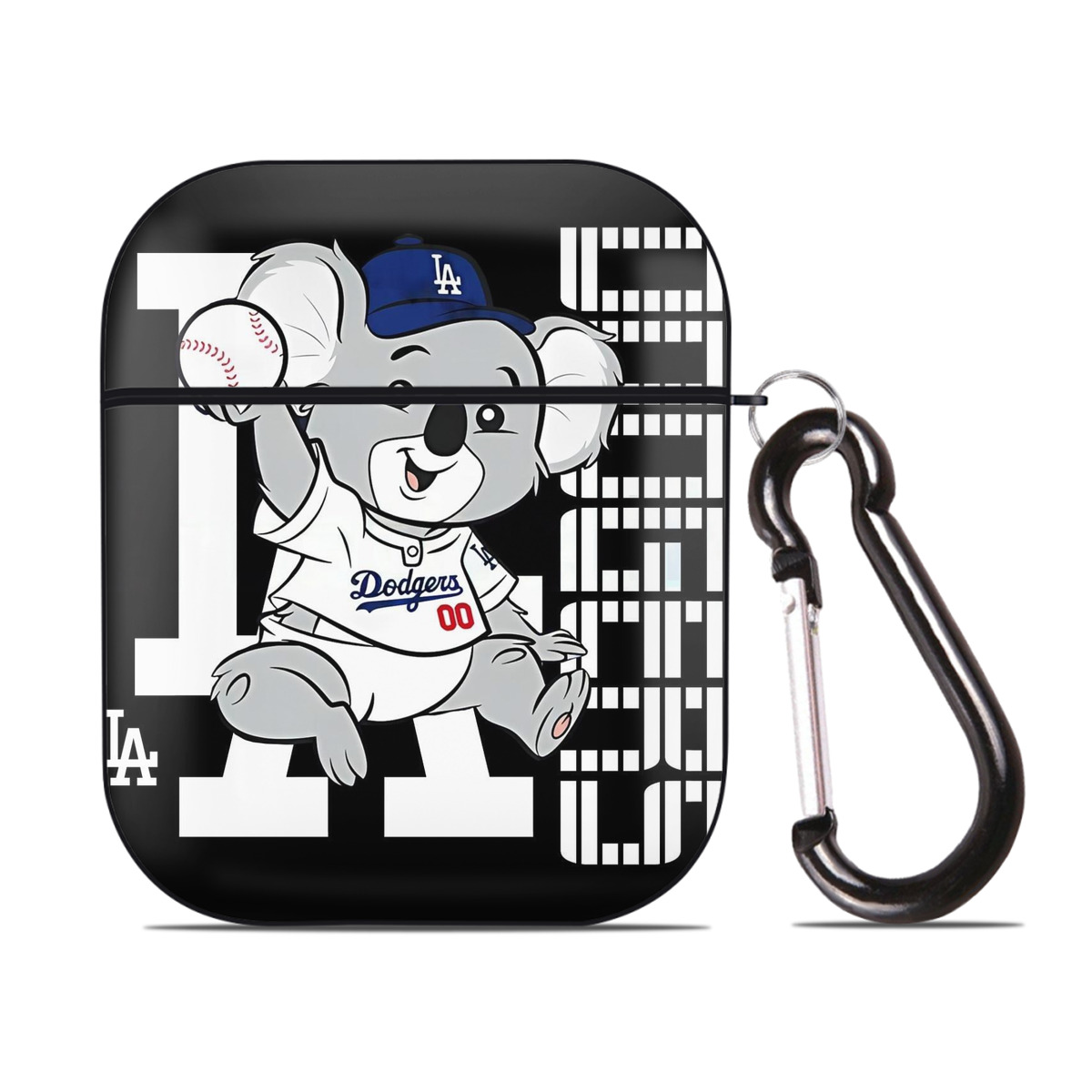  AirPods 2 Case Hard Shell Black, Flexible PC Material, Precise Cutouts, Full Protection, Anti-Fingerprint, Washable, Includes Keychain – Durable & Slim Design