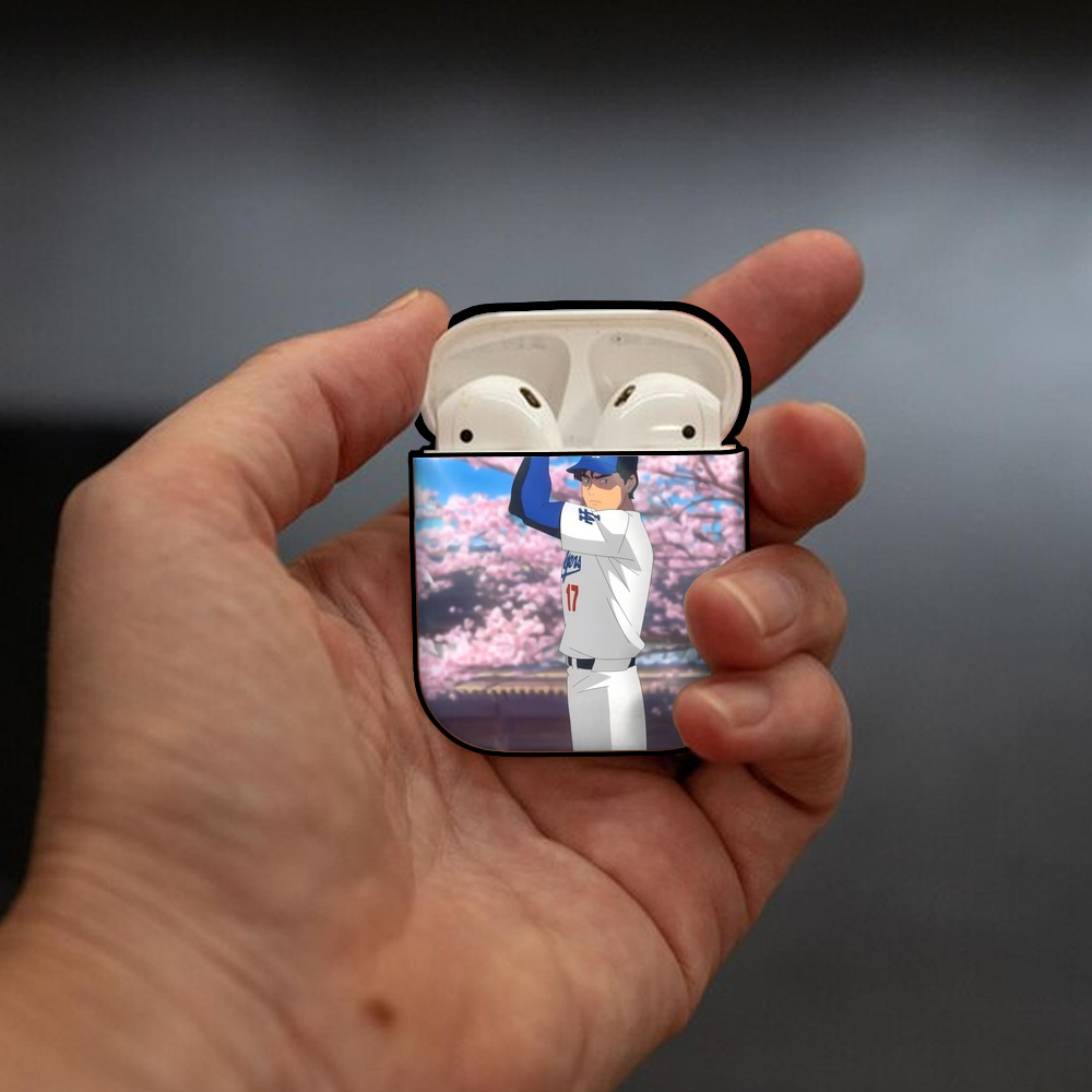  AirPods 2 Case Hard Shell Black, Flexible PC Material, Precise Cutouts, Full Protection, Anti-Fingerprint, Washable, Includes Keychain – Durable & Slim Design