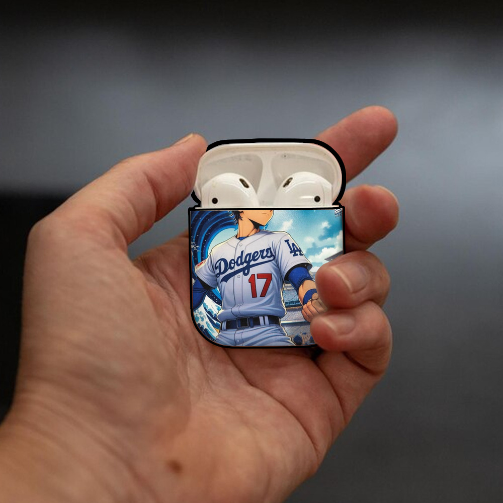  AirPods 2 Case Hard Shell Black, Flexible PC Material, Precise Cutouts, Full Protection, Anti-Fingerprint, Washable, Includes Keychain – Durable & Slim Design