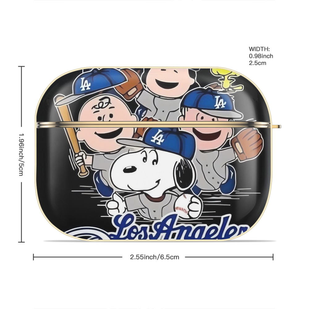  Luxury Gold AirPods Pro Case With Keychain, Flexible PC Material, Full Protection, Precise Cutouts, Anti-Fingerprint, Washable, Durable Design