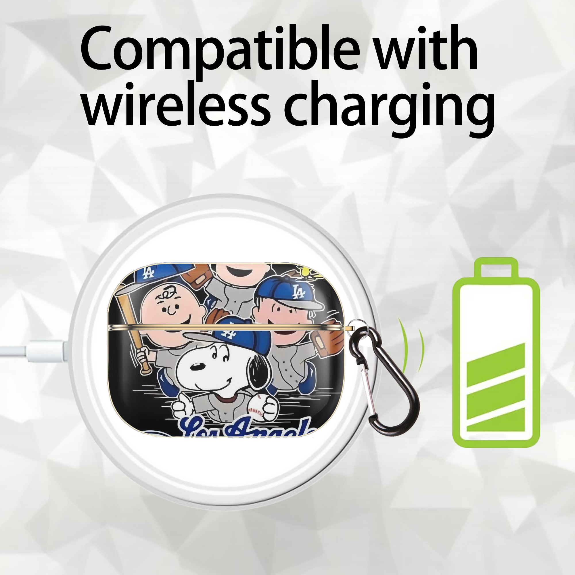  Luxury Gold AirPods Pro Case With Keychain, Flexible PC Material, Full Protection, Precise Cutouts, Anti-Fingerprint, Washable, Durable Design