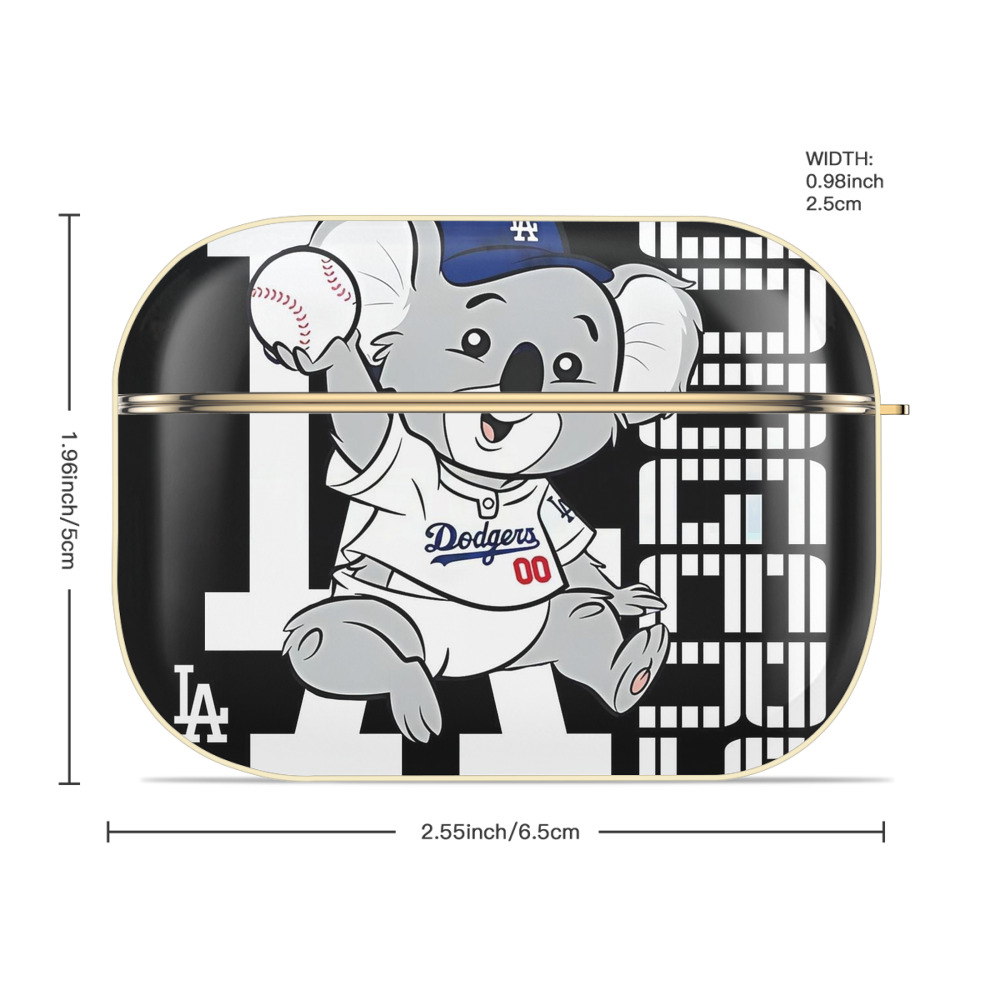  Luxury Gold AirPods Pro Case With Keychain, Flexible PC Material, Full Protection, Precise Cutouts, Anti-Fingerprint, Washable, Durable Design